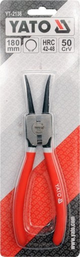 Vonkajšie šijacie kliešte rovné 180 mm YT-2136 YATO