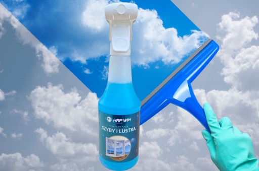 TEKUTINY NA OKNÁ, ZRKADLÁ, SKLÁ, LESK HAP WIN 500ml HapWin