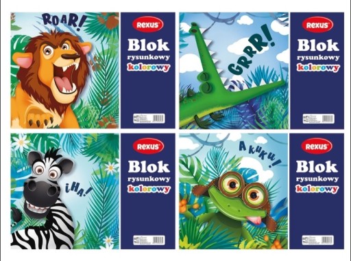 FAREBNÝ ŠKOLSKÝ BLOK A4 16 LIST 90g/m2