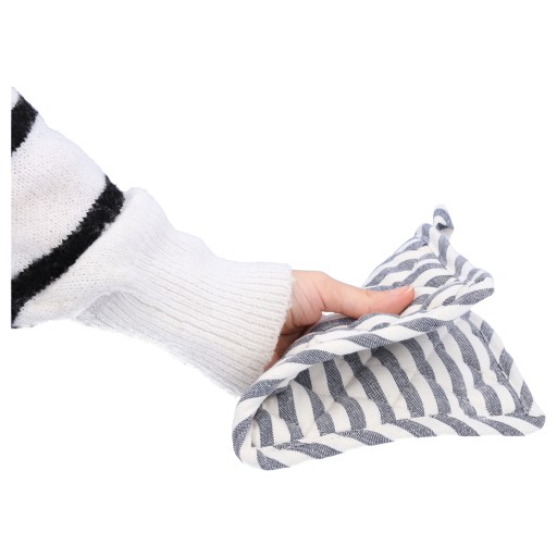 Bavlnený kuchynský držiak, ochranný na hrnce, štvorcový, 20x20 cm, chápadlo