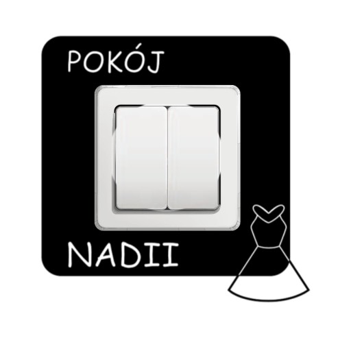Nálepka na vypínač/elektrickú zásuvku