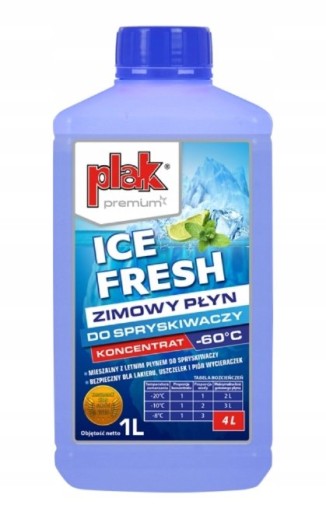 ATAS PLAK ZIMNÁ UMÝVAČKA UMÝVAČKA KONCENTR. -60C 1L. ĽAD ČERSTVÝ