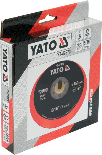 LEŠTIACA PLATŇA 150MM DISK NA VELCRO, 5/16'' YATO