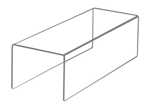 STOJAN STOJAN DISPLEJ PLEXI STEP 30/10 cm