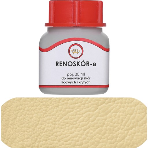 Farba na kožu Renoszkol lak 30ml ivory