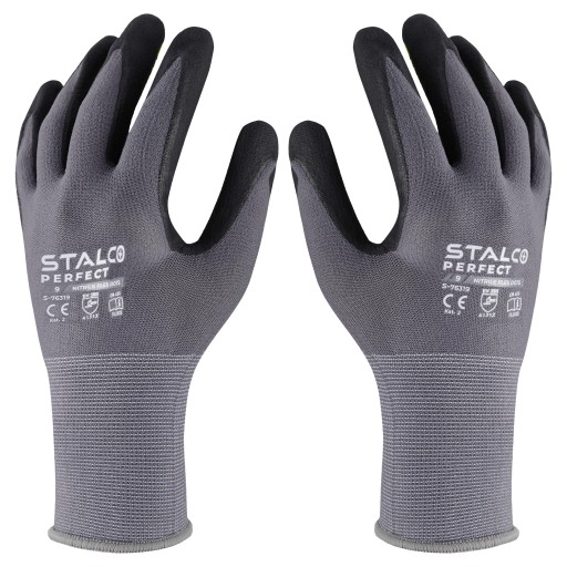 OCHRANNÉ PRACOVNÉ RUKAVICE NITRIL FLEX DOTS NITRILOVÉ rukavice R.9 L