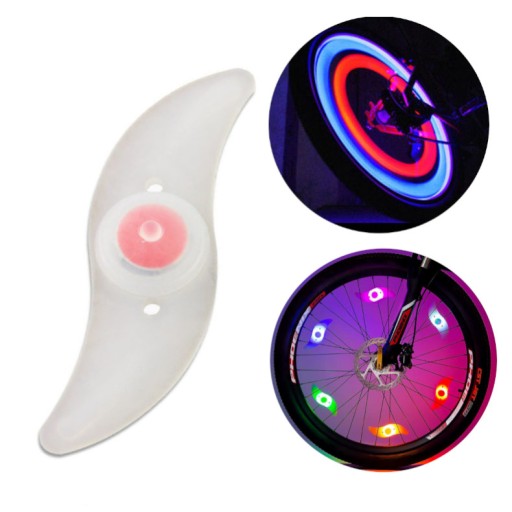LED KRYT SPÄŤOV NA BICYKEL V NEÓNOVÝCH FARBÁCH