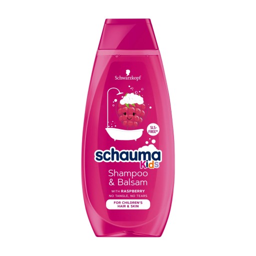 SCHAUMA DÁMSKY ŠAMPÓN NA VLASY 400ML KIDS MALINOVÝ