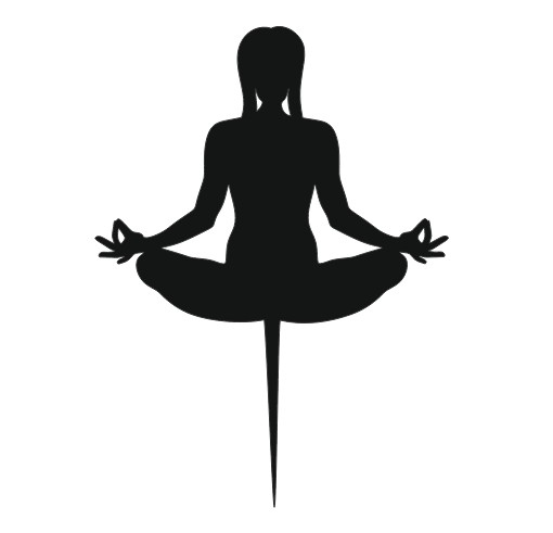 Meditation Lotosový kvet na jogu pre ženy PLEXI topper