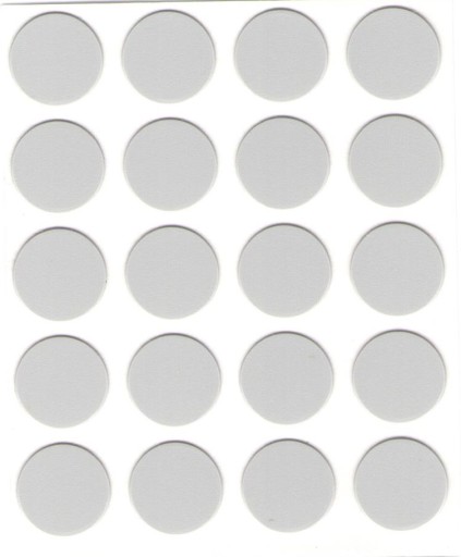Čiapka samolepiaca šedá 13mm 20ks 94191