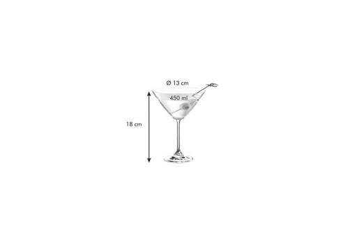 Pohár, pohár na martini - objem 450 ml TESCOMA