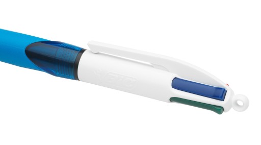 BIC 4COLORS GRIP STREDNÁ AUTOMATICKÁ GUĽOČKA 4 FARBY ŠKOLA 4V1