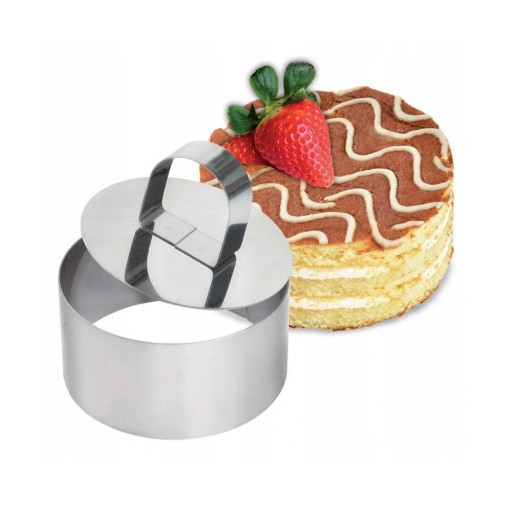 PRSTEŇOVÉ FORMY NA TVORENIE TORTY, DEZERTOV, 8CM, 4 PRVKY