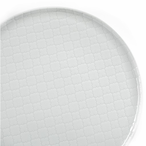 Biely dezertný tanier 20 cm Marrakesh Lubiana