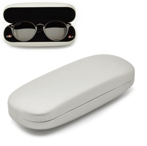 Hladké okuliare Púzdro Púzdro Kryt HARD PROTECTIVE Silver