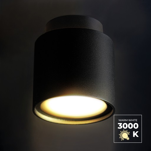 1 ks GU10 LED žiarovka 9=70W teplá halogénová WW