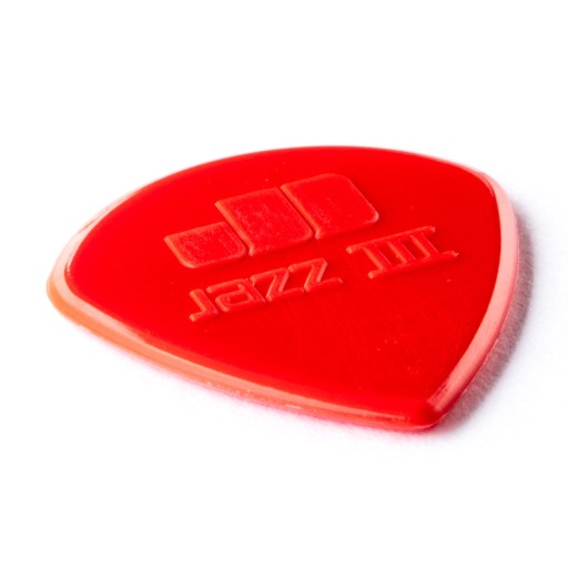 DUNLOP NYLON JAZZ III Červené trsátko gitarové 1,38 mm