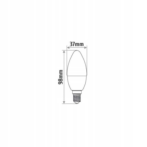 LED ŽIAROVKA SVIEČKOVÁ E14 5W = 40W 4000K NEUTRÁL