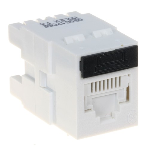 MOLEX čierny štítok modulu DataGate pre port RJ45
