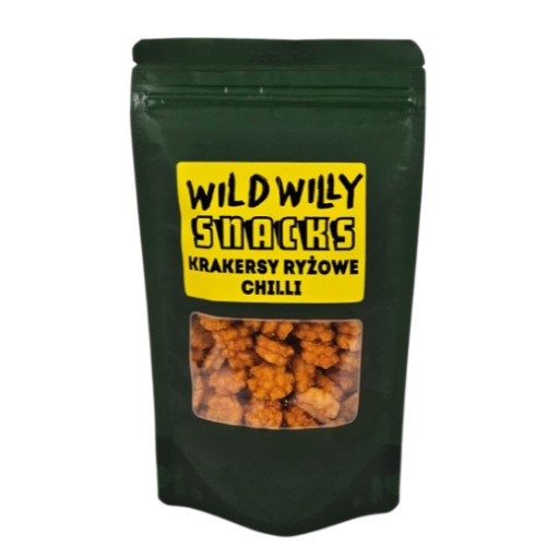 Divoké ryžové krekry Willy s príchuťou chilli