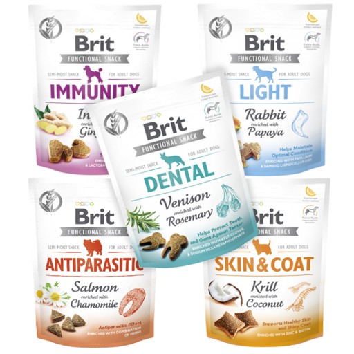 BRIT CARE DOG FUNCTIONAL SNACK DENTAL VENISON 150G