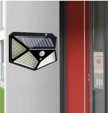 SOLÁRNE SVIETIDLO S POHYBOVÝM A SÚMRAKOVÝM SENZOROM 100 LED GARDEN STREET 100LED
