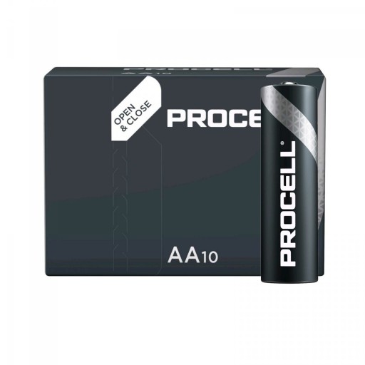 10x ALKALICKÉ BATÉRIE DURACELL PROCELL AA LR6