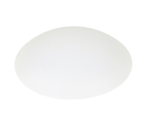 Biela zarážka do dverí, priemer 40 mm, samolepiaca, lepená na stenu, zarážka dverí
