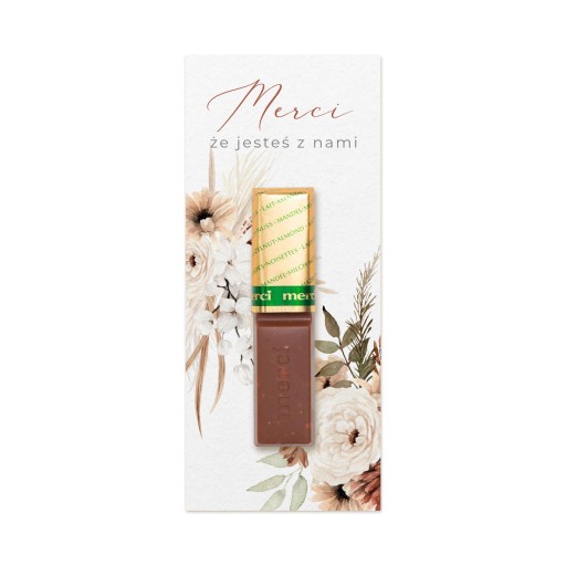 MERCI PERS. Poďakovanie za BOHO svadbu 10ks.