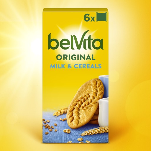 belVita Raňajkové cereálne sušienky s mliekom 300 g