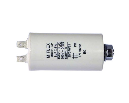 Štartovací kondenzátor, motor 8,0uF, MKSP-5
