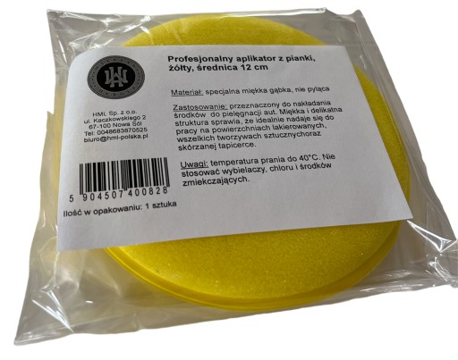 WH FOAM APLIKÁTOR ŽLTÝ 12CM