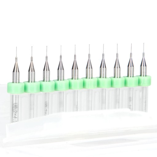 Mini presný vrták do DPS 0,2 mm SADA 10 ks.