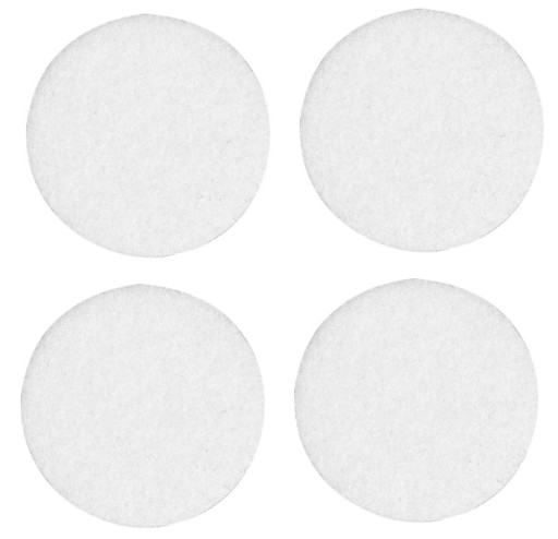 Samolepiace plstené podložky biele FI40mm, balenie 4 ks - VORSTAHL