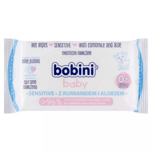 Bobini Sensitive obrúsky 60 ks
