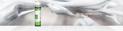 Akrylový silikón SILAK A White 280ml LAKMA