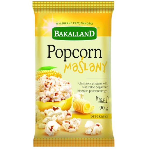 Popcorn Popcorn s maslom na opekanie v mikrovlnnej rúre