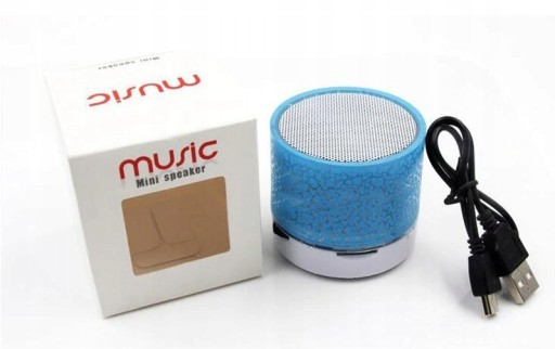 PRENOSNÝ REPRODUKTOR NA BATÉRIU MP3 FM RÁDIO SD USB LED PODSVIETENIE