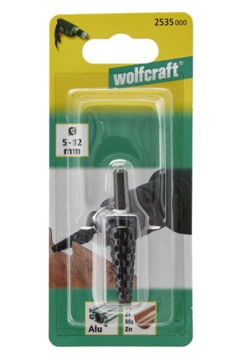 WOLFCRAFT Profilovaná rašpľa 5 - 12 mm kužeľová