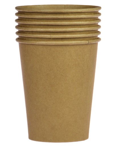 Kraft papierové poháre, 6 ks, 250 ml