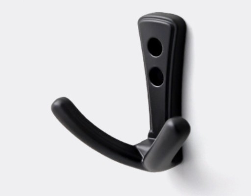 Vešiak na nábytok Hook Black
