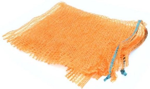 Rašlová taška so šnúrkou 50x78cm 25 kg pomaranča