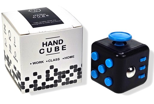 RUČNÁ KOCKA! ANTISTRESOVÉ HRAČKY FIDGET CUBE, gombíkové gombíky v ruke