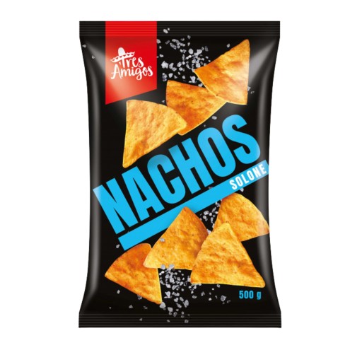 Nachos solené 500g FANEX Tortilla Chips Veľké balenie Chrumkavé