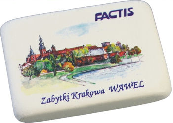 FACTIS Školská guma s potlačou MONUMENTS of Krakow KR-18