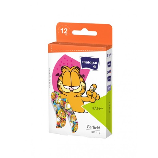 Matopat náplasti s obväzom s mačkou Garfield