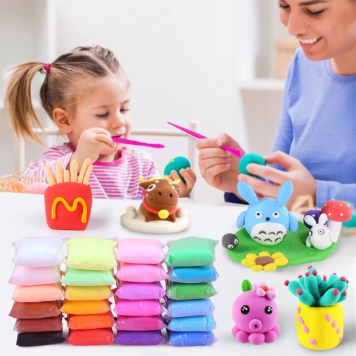 MAGICAL PLASTICINE HROMADNÁ SENSOPLASTIKA HLINA 24 ks