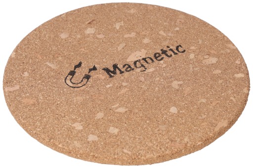 Podložka pod hrnce, magnetický korkový stojan