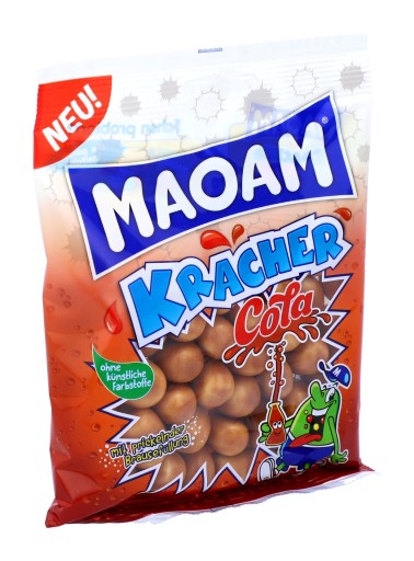 HARIBO MaOaM Cola Colowe ovocné žuvačky 200g DE