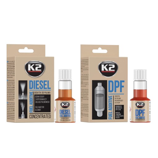 K2 DIESEL SADA, PALIVOVÁ PRÍSADA A ČISTENIE DPF